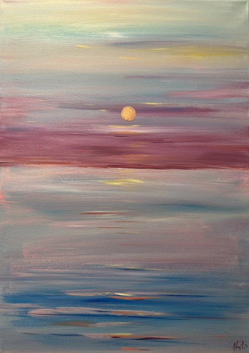 Ionian Sea morning abstract by Altin Furxhi