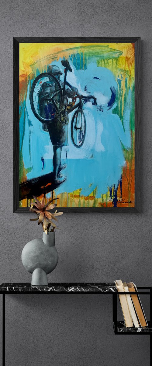Cyclist by Yaroslav Yasenev