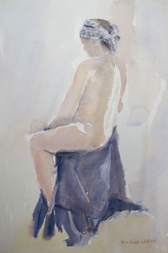 seated nude