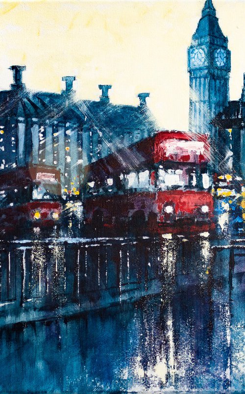 Evening London by Aleksandr Neliubin