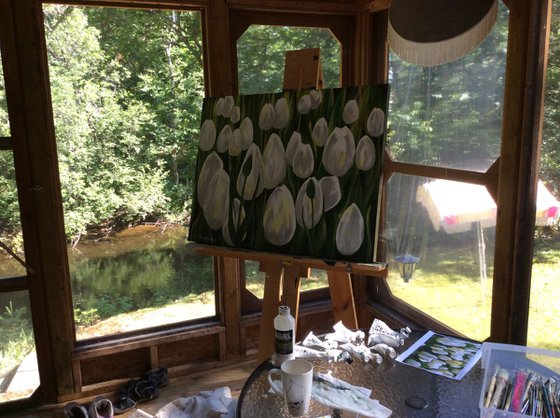 White Tulips