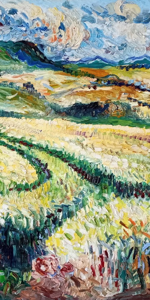 Sentiero nel grano by Antonino Puliafico