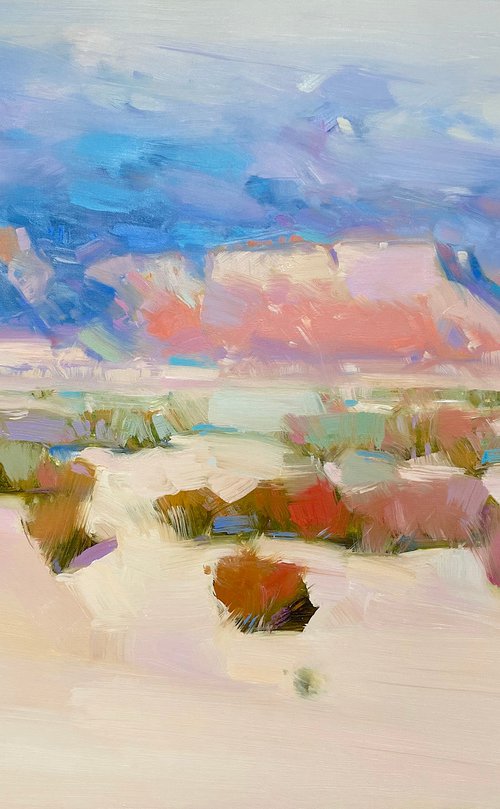 Canyon Way, Original oil painting, Handmade artwork, One of a kind by Vahe Yeremyan