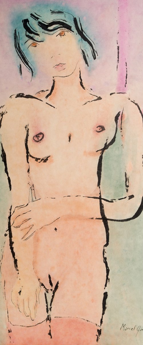 Nude teen by Marcel Garbi