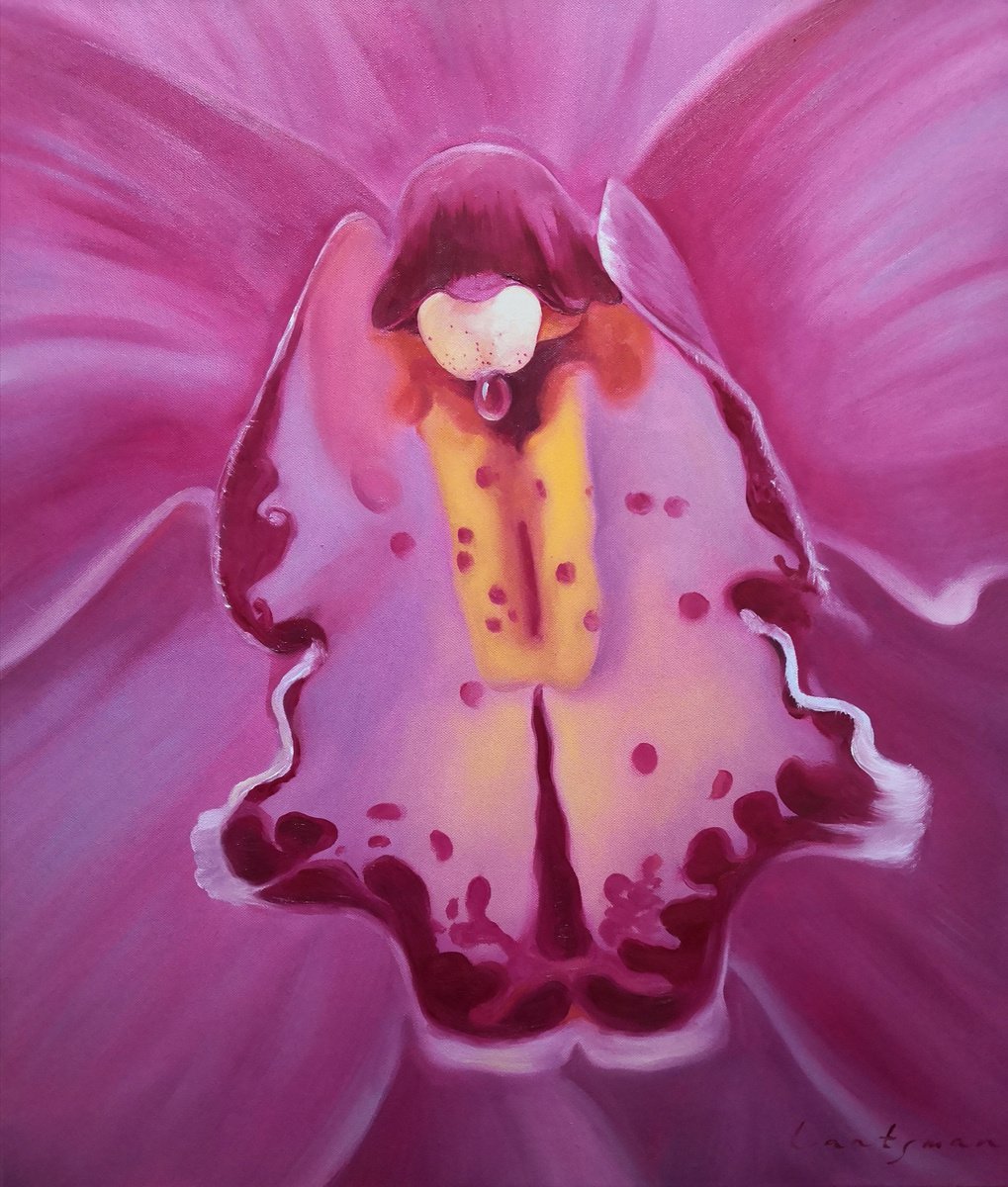 Orchid - a flower of femininity and passion by Jane Lantsman