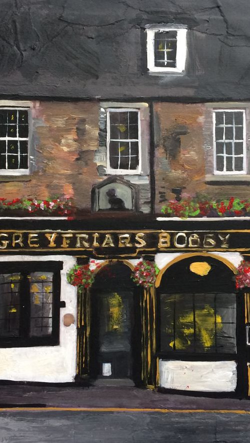 Edinburgh, A View of Greyfriars by Andrew  Reid Wildman