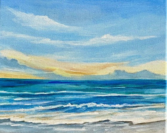 On the Beach Original Acrylic