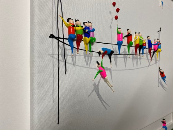 Action.3D Freedom. Eka Peradze Art.