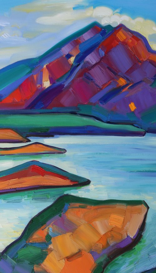 Azat reservoir by Tigran Avetyan