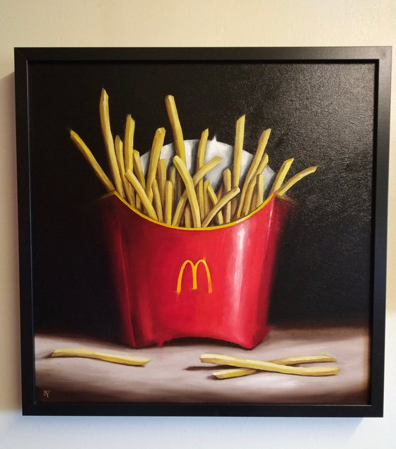 Large Fries still life