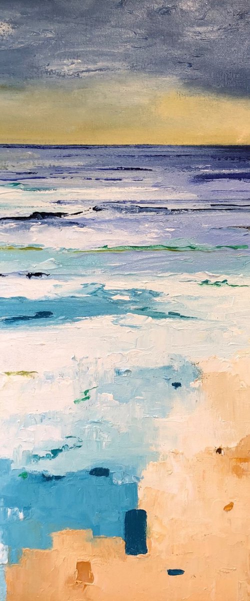 The Tide comes up the Beach by Ann Palmer