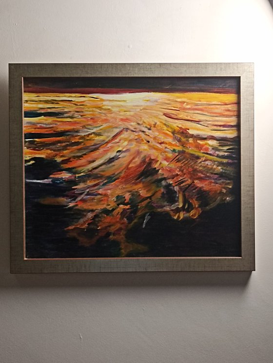 Red mountains