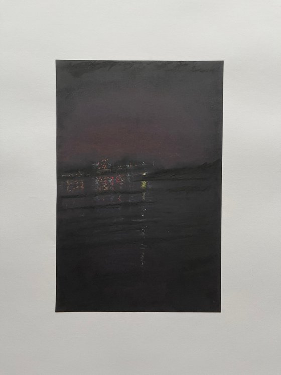 Ida Saou, Evening Reflections on the Lake