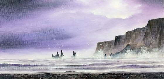 Stormy Seas (Original Oil Painting)