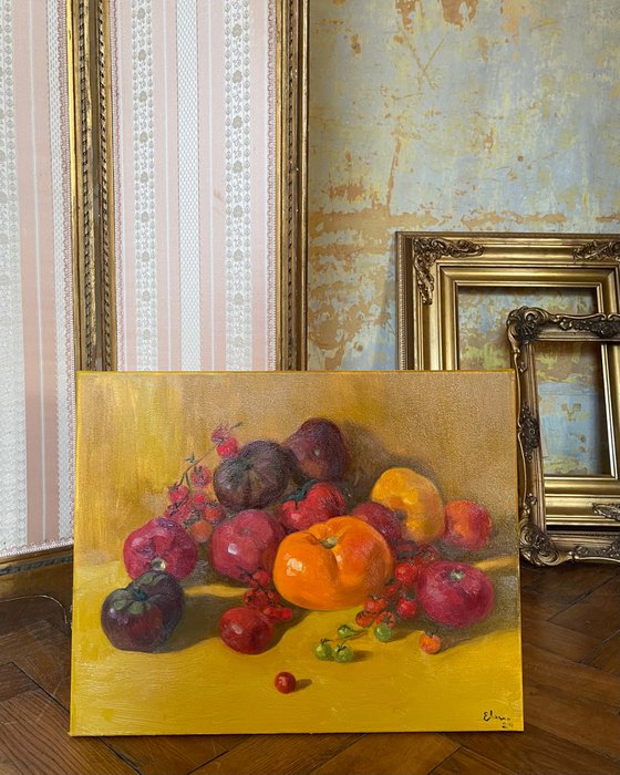 Still life with Tomatoes