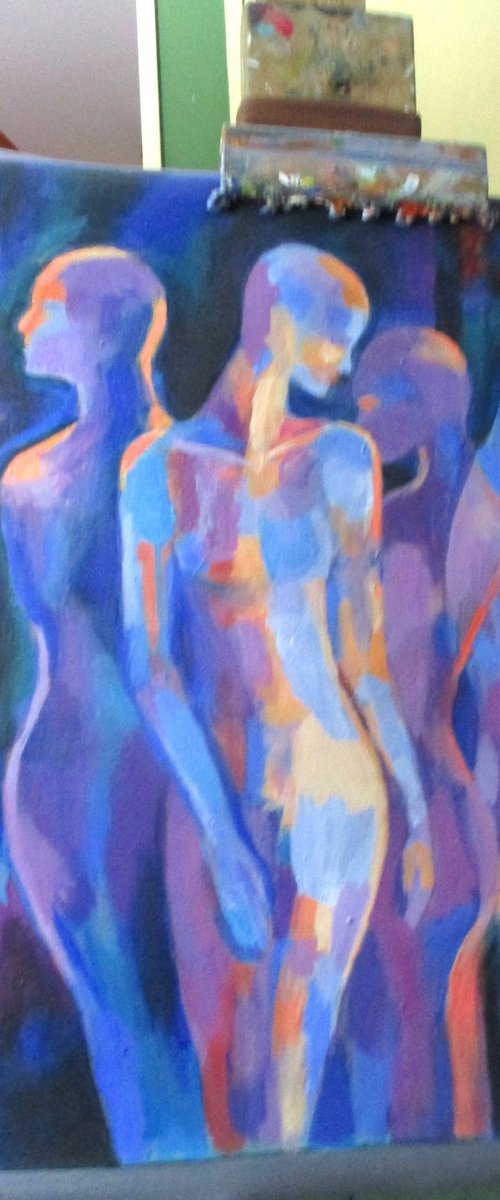 "Memory of Light" - Abstract Figures by Helena Wierzbicki