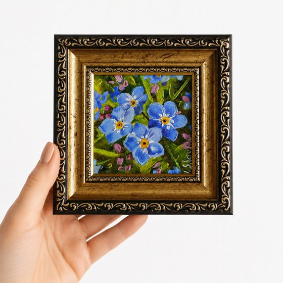 Blue Forget Me Nots