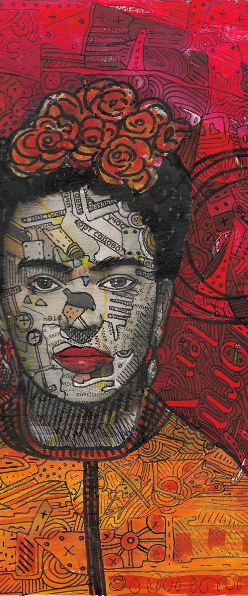 Frida and circle by Pavel Kuragin