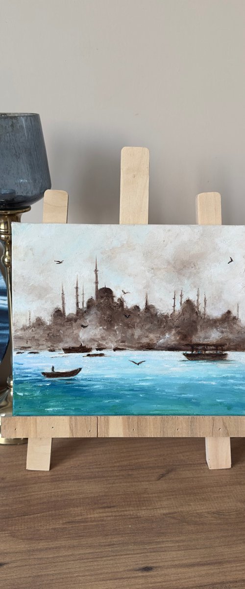 Istanbul landscape Bosphorus by Irina Magon