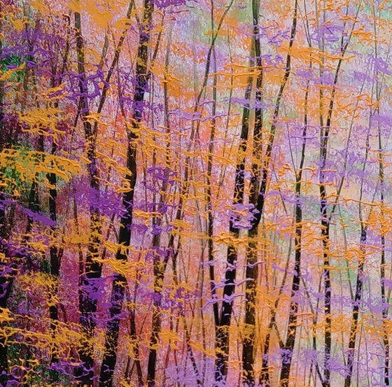 Shimmering Amber Glade