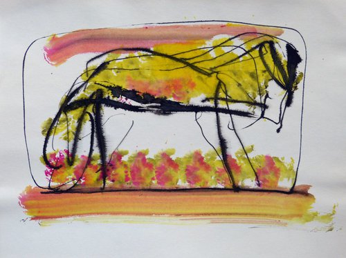 Abstract animal, 32x24 cm by Frederic Belaubre