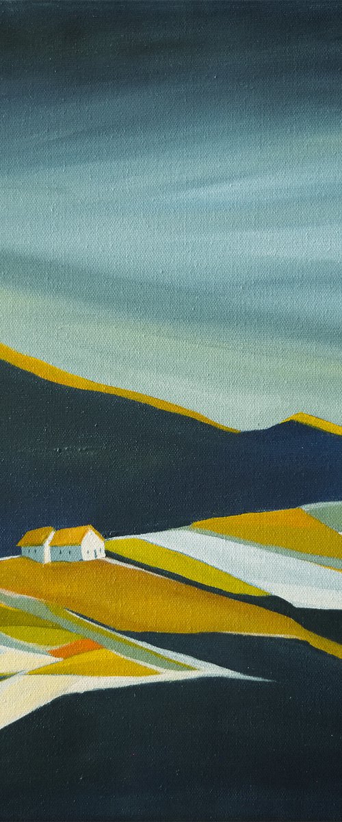 First Light Over the Farm by Aniko Hencz
