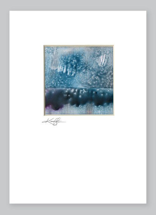 Mini Encaustic Abstract 12 by Kathy Morton Stanion