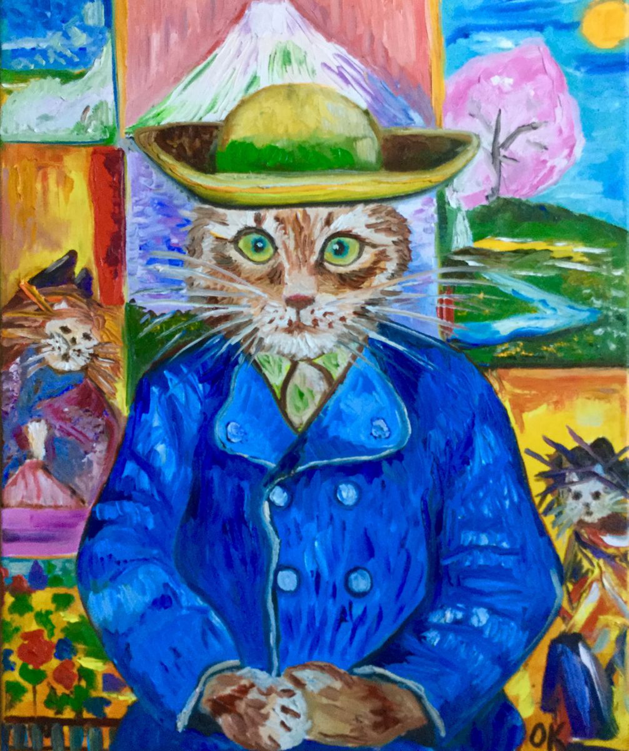 Cat La Daddy Tangi Version Of Famous Portrait O Artfinder