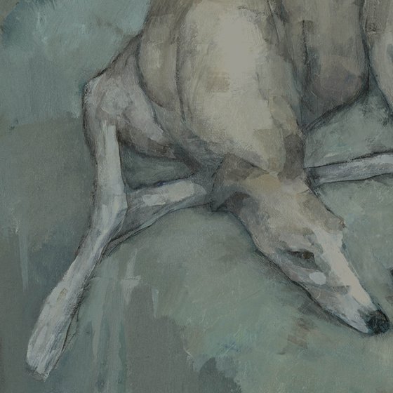 Sleeping Greyhounds