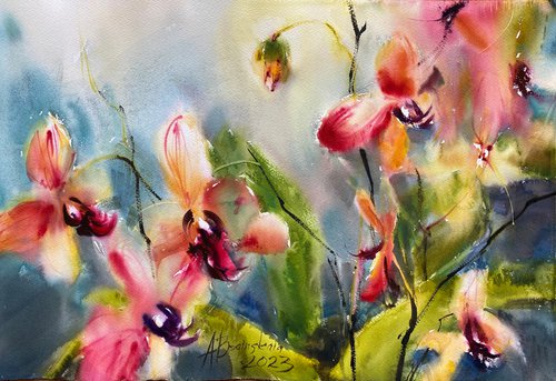 Orchids 17 by Anna Boginskaia
