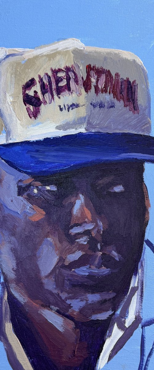 AIME II ACRYLIC ON CANVAS 40x40cm by Javier Peña