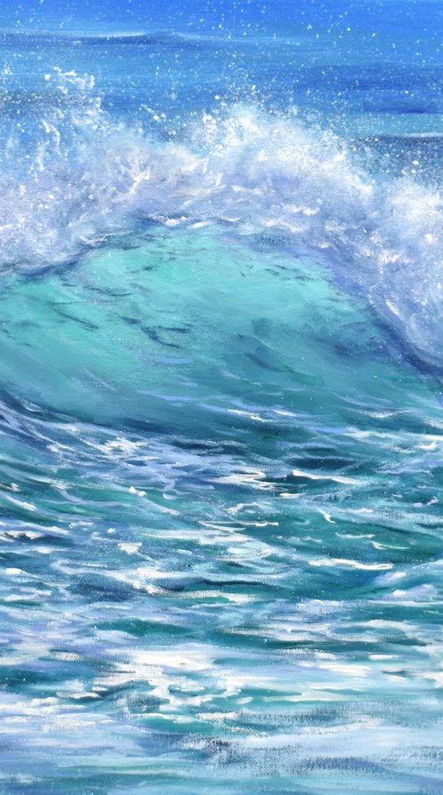 Turquoise Wave by Yulia Nikonova