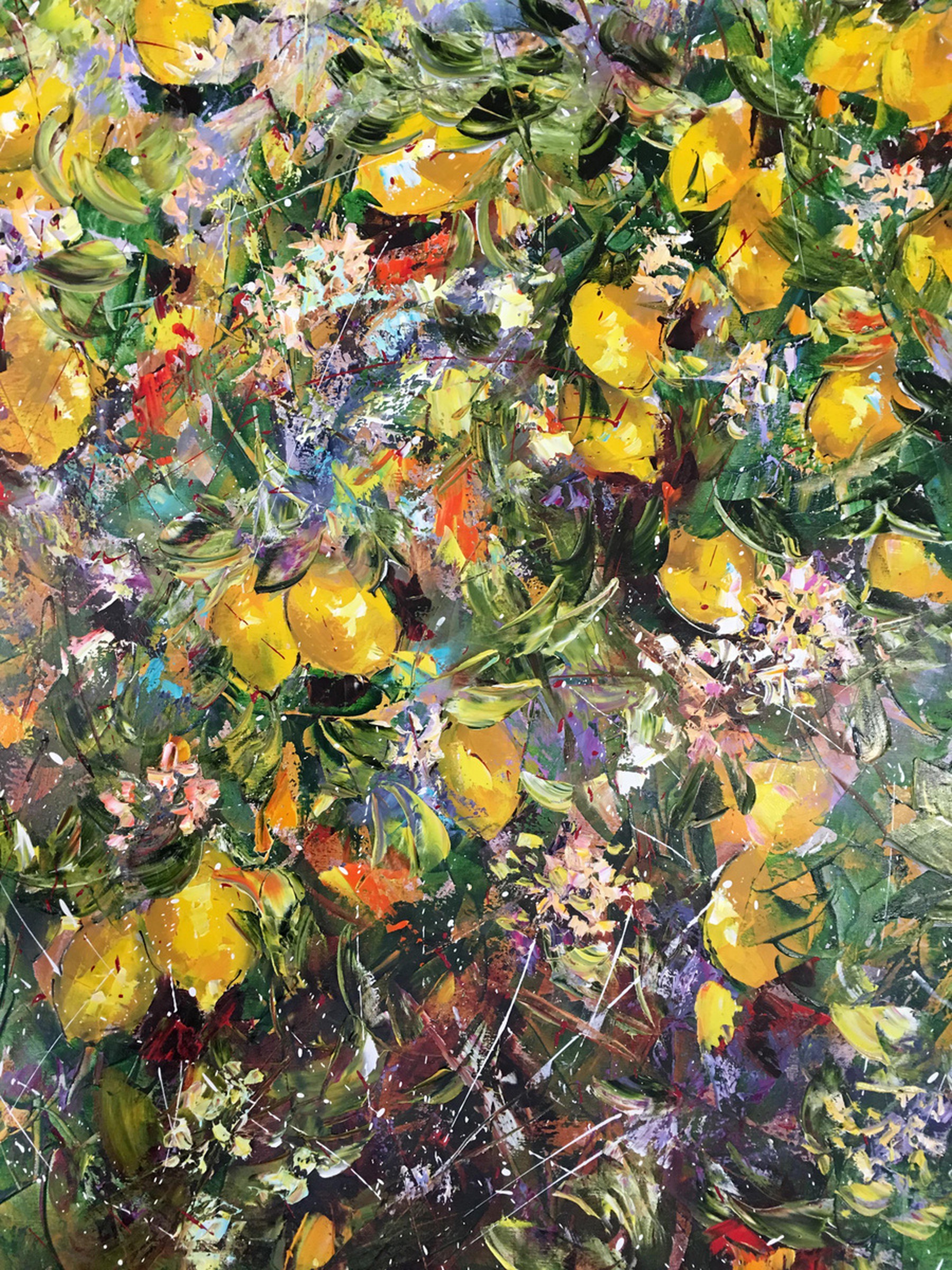 Bloomy Lemon Tree By Diana Malivani Artfinder