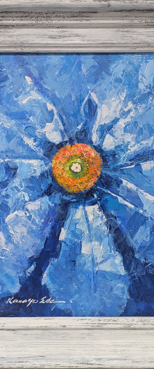 Blue Star Flower by Kanayo Ede