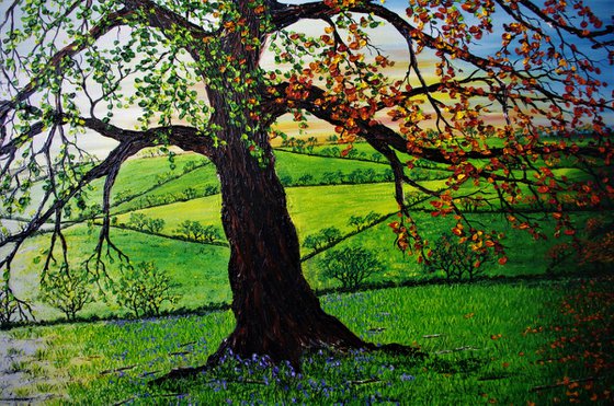 An Oak of our Time. 100cm X 150cm