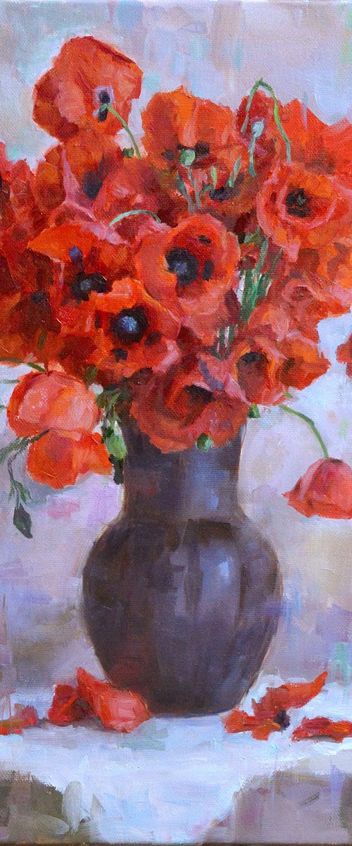 Poppies by Vachagan Manukyan