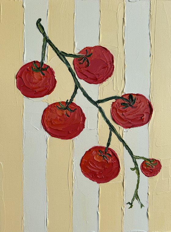 Sunlit tomatoes
