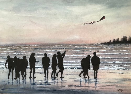 The kite Flyers by Darren Carey