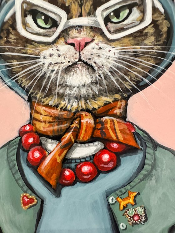 Phyliss the fashionable kitty