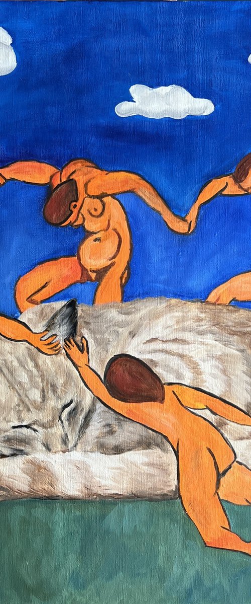 Inspired by Henri Matisse's "The Dance" by VICTO