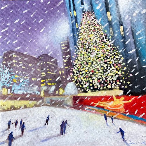 Christmas in NY by Volodymyr Smoliak