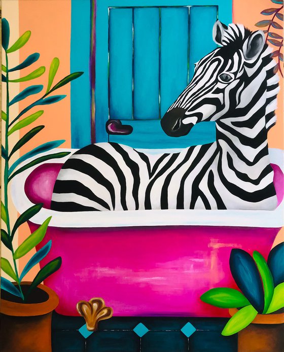 ZeBrA iN tHe BaTh