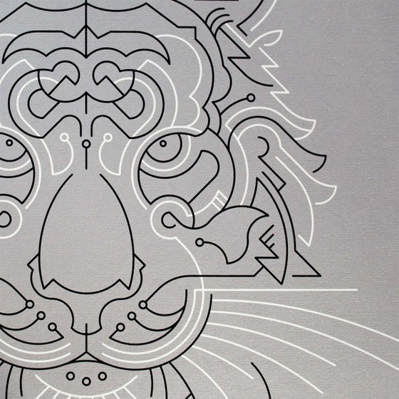 Tiger A2 limited edition screen print