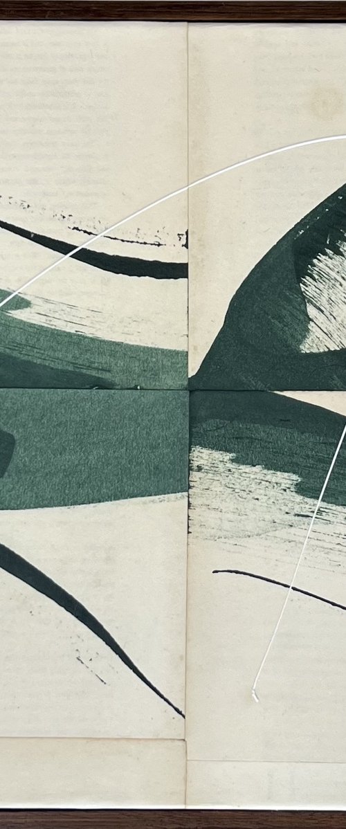 Hokusai Green 20 by Jane Skingley