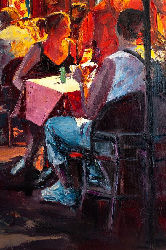 "Evening cafe"