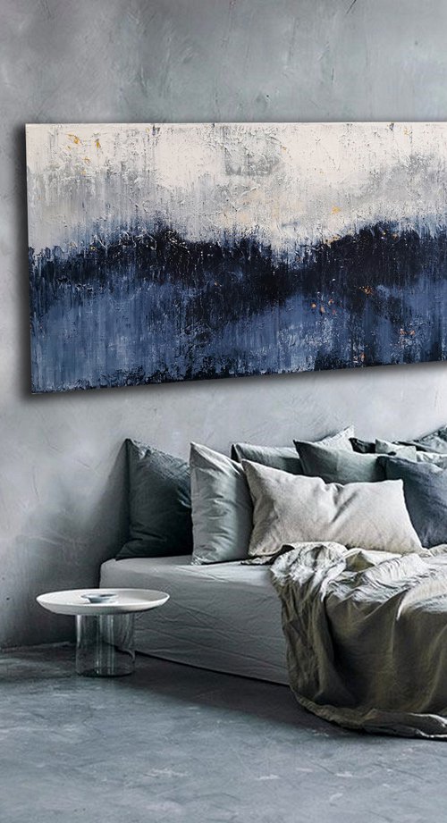 190x90cm. / Abstract Painting / Abstract 2134 by Alex Senchenko