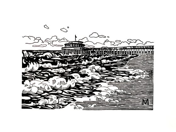 Blankenberg's foamy sea