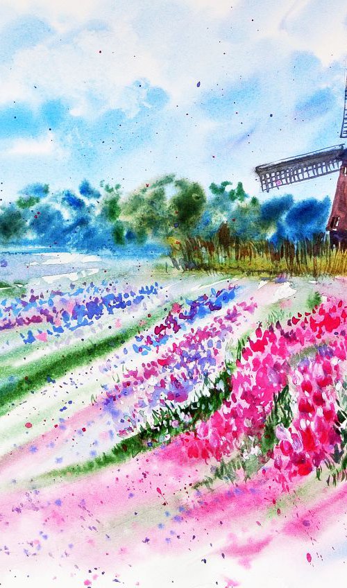 Tulip Fields in Keukenhof by Ksenia Astakhova