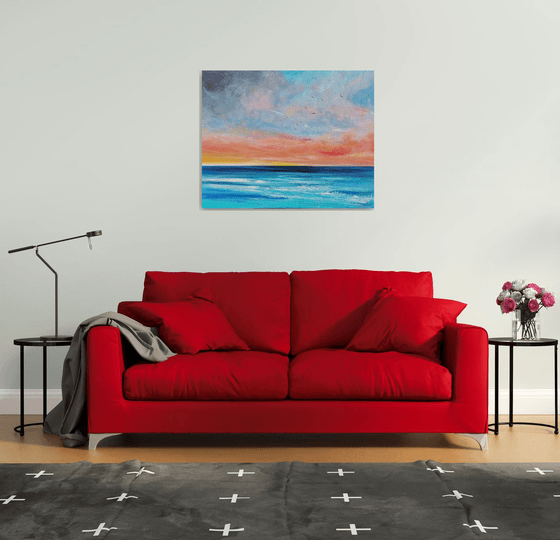 Fresh Dawn - Cornish Seascape, Art, Skyscape