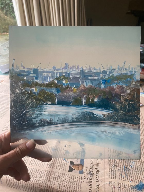 London From Parliament Hill, Winter